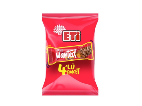 Eti Wanted Chocolate with Caramel 32*4-128g