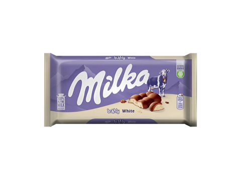 Milka Bubbly White Chocolate 100g