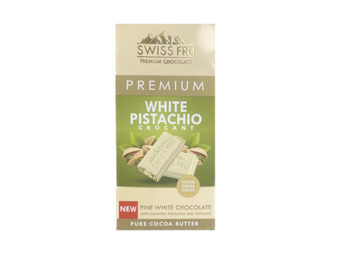 Swiss Fru Premium Pistachio White Chocolate 80g