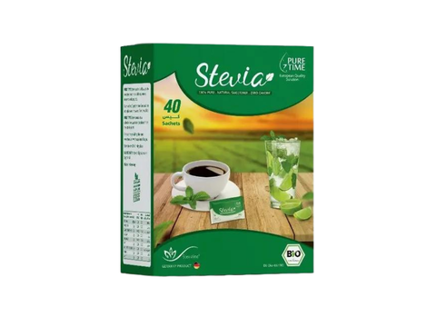 Pure Time Stevia Sweetener 40 Sachets