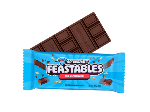 Mr Beast Feastables Milk Crunch Chocolate Bar 60g