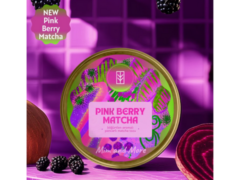 Mim and More Pink Berry Matcha 25g