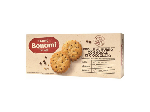 Forno Bonomi Butter biscuits chocochip 150g