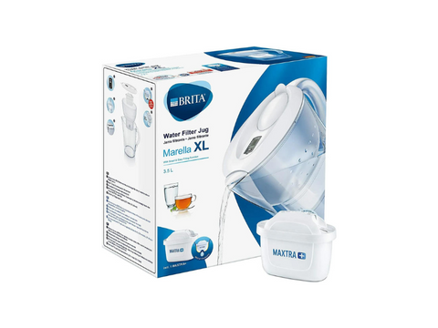 BRITA Water Filter Jug Marella Starter Pack 3.5L + 1 BRITA MAXTRA+