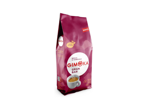 Gimoka Ricco Gran Bar Whole Beans 1Kg - CAFELAX