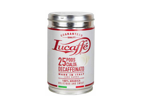 Lucaffe Decaffeinato 100% Arabica Easy Serving Pods - 25 Pods