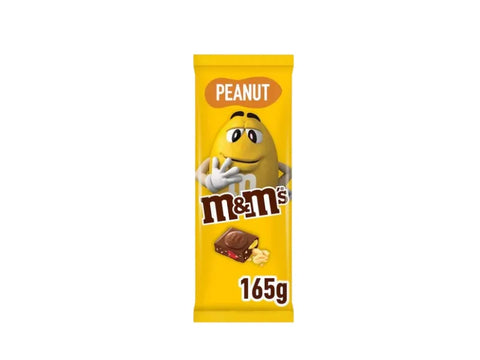 M&M's Peanut Chocolate Bar 165g - CAFELAX