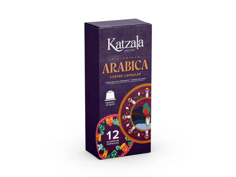 Katzala Arabica Coffee Capsules - 12 Capsules