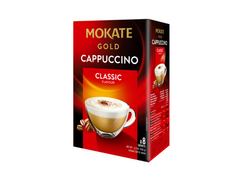 Mokate Gold Cappuccino Classic Instant Coffee 8 Sachets