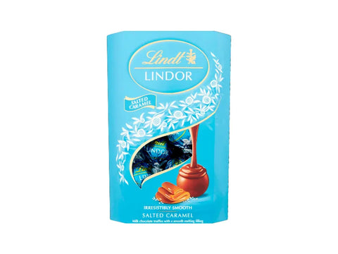 Lindt Lindor Salted Caramel Chocolate Truffles Box 200g - CAFELAX