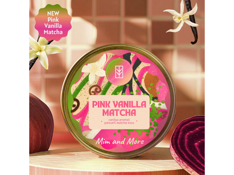 Mim and More Pink Vanilla Matcha 25g