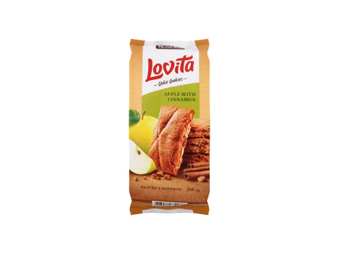 Roshen Lovita Cake Cookies Apple with Cinnamon 168g - CAFELAX