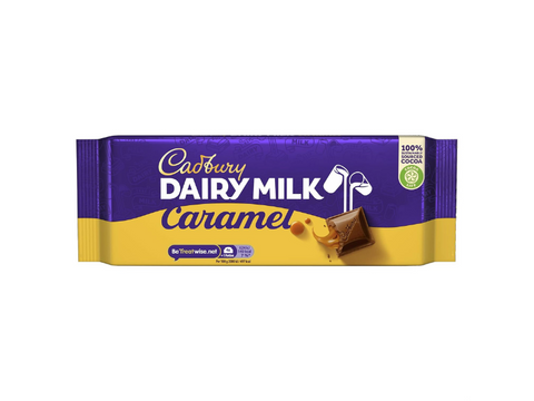 Cadbury Dairy Milk Caramel Chocolate Bar 180g