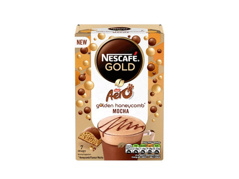 Nescafe Gold Aero Golden Honeycomb Mocha Coffee 7 Sachets