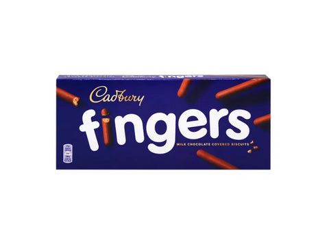 Cadbury Fingers Milk Chocolate Biscuits 114g - CAFELAX