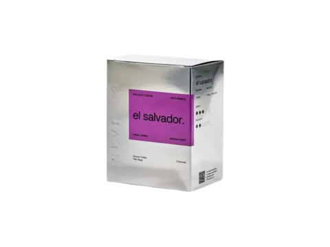 Slvrskn Filter Bags Salvador 5 Sachets 60g - CAFELAX