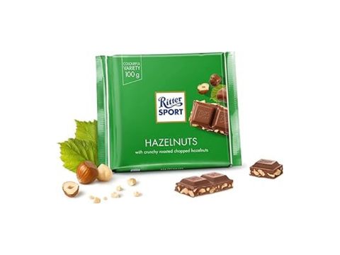 Ritter Sport  Hazelnuts Chocolate 100g