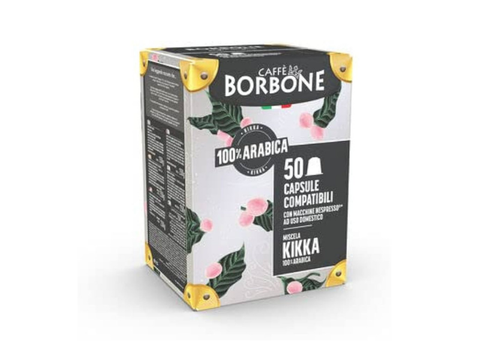 Borbone Miscela KIKKA 100% Arabica Coffee Capsules - 50 Capsules