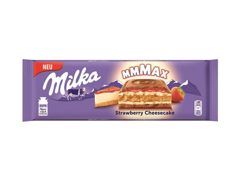 Milka MMMAX Strawberry Cheese Cake  Chocolate 300g