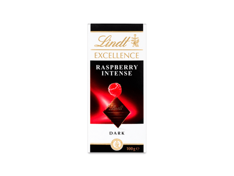 Lindt Excellence Dark Chocolate Raspberry Intense 100g