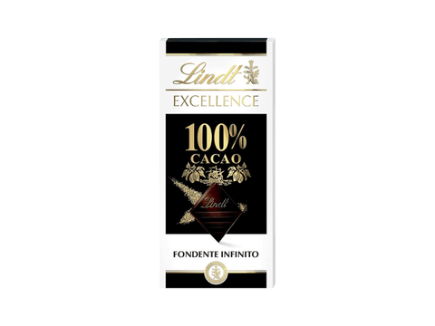 Lindt Excellence 100% Dark Chocolate 100g