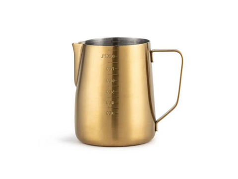 Champagne Graded Stainless Steel Milk Pitcher 900ml