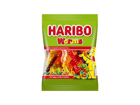 Haribo Worms Jelly 30g