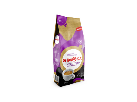 Gimoka Vellutato 100% Arabica Whole Beans 1Kg