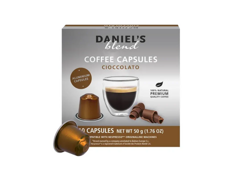 Daniel's Blend Cioccolato Coffee Capsules - 10 Capsules