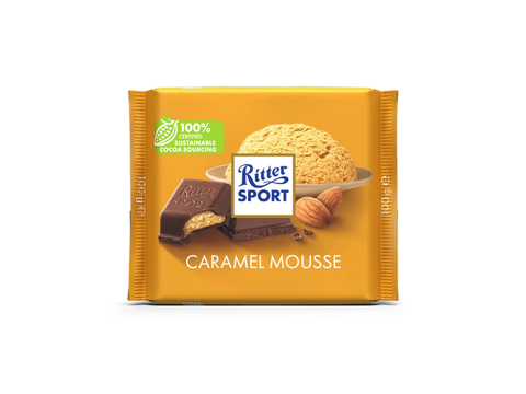 Ritter Sport Caramel Mousse Chocolate 100g