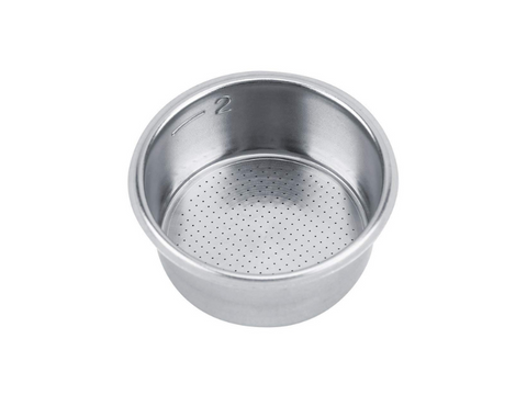 Stainless Steel Cup Non-Pressurized Porous Coffee Filter 54mm - Double Shots