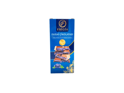 Frigia Blueberry Dubai Chocolate 100g - CAFELAX