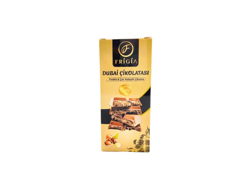 Frigia Dubai Chocolate with Hazelnut 100g - CAFELAX