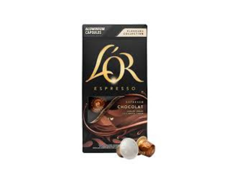 L'or Chocolat Coffee Capsules - 10 Capsules