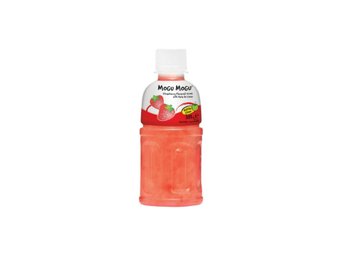 MOGU MOGU Strawberry Flavored Drink With NATA DE COCO 320ml