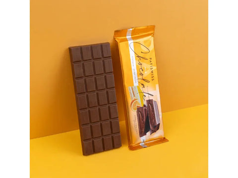 PATISWISS Milk Chocolate with Orange Cream Filling 240g - CAFELAX