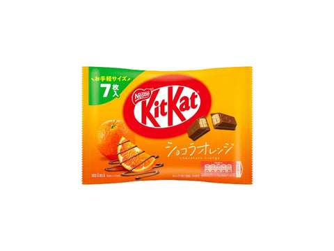 Japanese Kit Kat Chocolate Orange Mini Chocolate 81g - CAFELAX