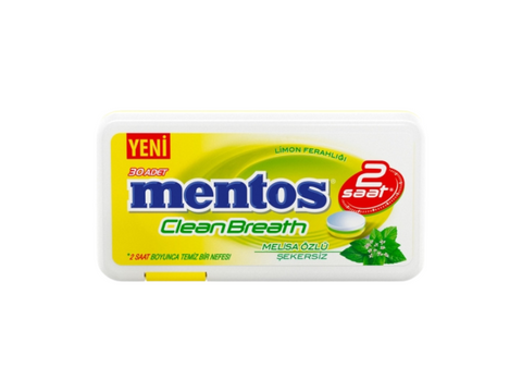 Mentos 2 Hours Clean Breath Lemon 21g