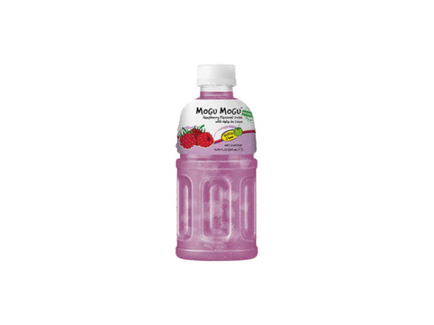 MOGU MOGU Raspberry Flavored Drink With NATA DE COCO 320ml