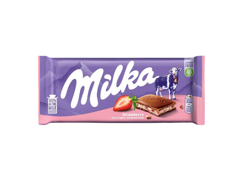 Milka Strawberry  Chocolate 100 gm