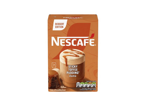 Nescafe Sticky Toffee Pudding Latte Coffee 7 Sachets