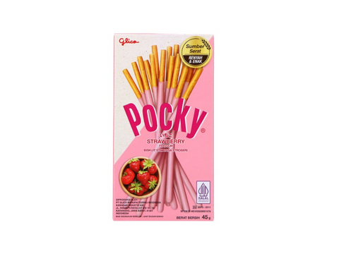 Pocky Strawberry Sticks 45g