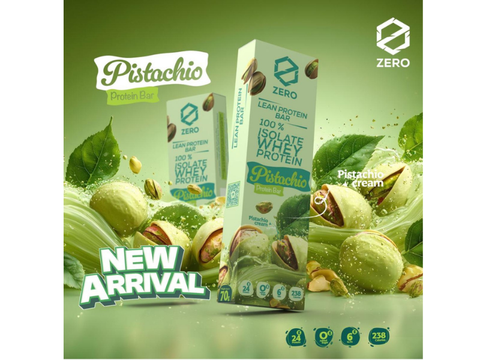 Zero Pistachio Cream Protein Bar 24g Protien 70g