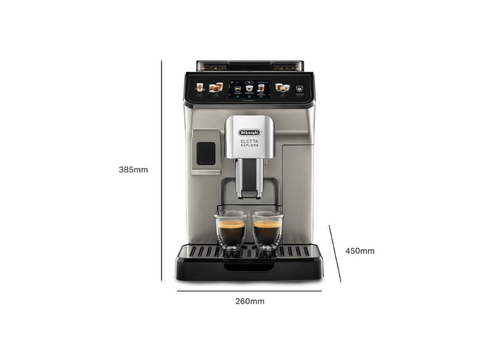 De’longhi Eletta Explore Bean To Cup Espresso Machine - +50 Hot & Cold Drinks