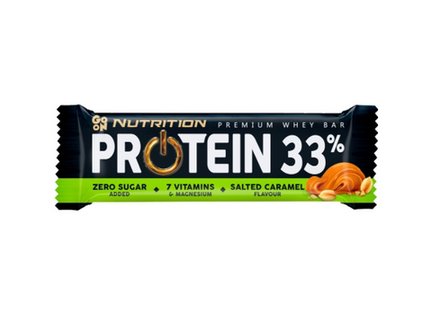 GO ON NUTRITION PROTEIN 33% Premium Brotein Bar Salty Caramel Flavor 50g