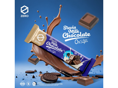 Zero Stevia Cookies Chocolate With Cookies 25g