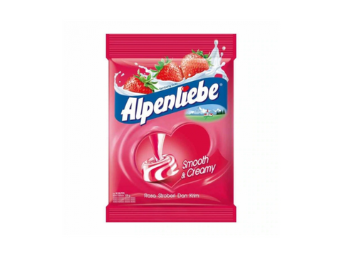 Alpenliebe Smooth Strawberry Candy 125g