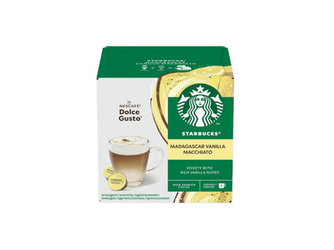 Starbucks Vanilla Macchiato Dolce Gusto Coffee Capsules - 12 Capsules - CAFELAX