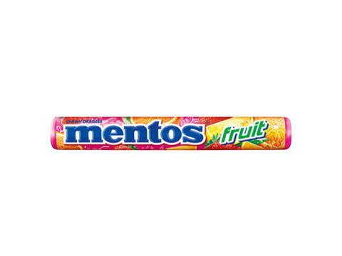 Mentos Fruit Buah Chewy Dragees 29g