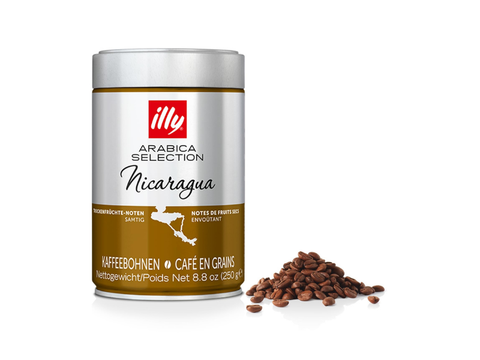 illy Arabica Selection Nicaragua Whole Coffee Beans Can 250g